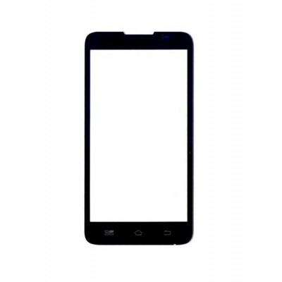 Replacement Front Glass For Spice Mi496 Spice Coolpad 2 Black By - Maxbhi.com