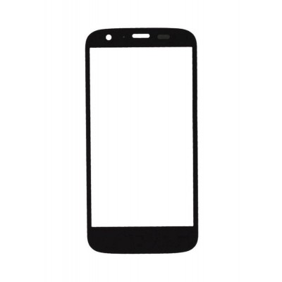 Replacement Front Glass For Motorola Moto G Black By - Maxbhi.com