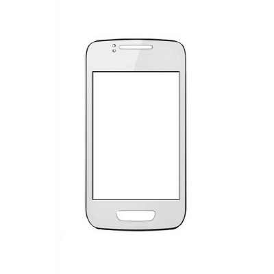 Replacement Front Glass For Samsung Wave Y S5380 White By - Maxbhi.com