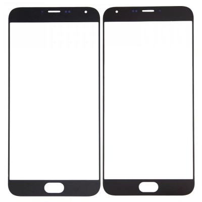 Replacement Front Glass For Meizu Mx5 Black By - Maxbhi Com