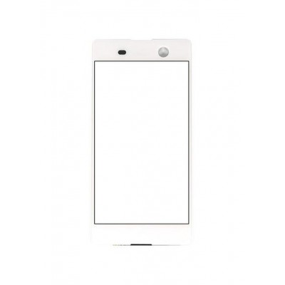 Replacement Front Glass For Sony Xperia M5 Dual White By - Maxbhi.com