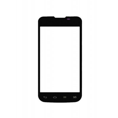 Replacement Front Glass For Lg Optimus L5 Ii Dual E455 Black By - Maxbhi.com