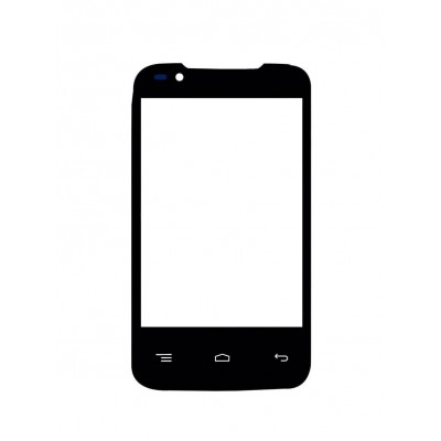 Replacement Front Glass For Lava Iris 356 Black By - Maxbhi.com