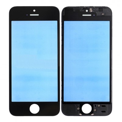 Replacement Front Glass For Apple Iphone 5sblack By - Maxbhi Com