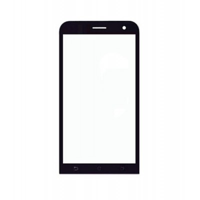 Replacement Front Glass For Asus Zenfone 2 Laser Ze500kl 8gb Black By - Maxbhi.com