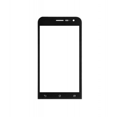 Replacement Front Glass For Asus Zenfone 2 Ze500cl Black By - Maxbhi.com