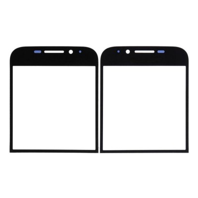 Replacement Front Glass For Blackberry Classic Black By - Maxbhi Com