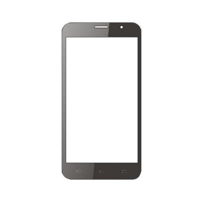 Replacement Front Glass For Celkon Signature Two A500 Black By - Maxbhi.com