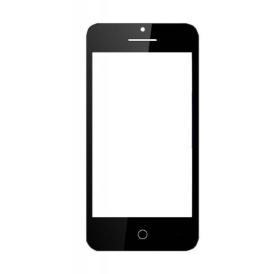Replacement Front Glass For Intex Aqua Y2 Power Black By - Maxbhi.com