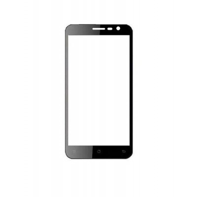 Replacement Front Glass For Karbonn Titanium Dazzle S201 Black By - Maxbhi.com