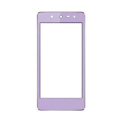 Replacement Front Glass For Micromax Canvas Selfie 3 Q348 Purple By - Maxbhi.com