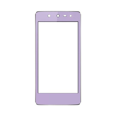 Replacement Front Glass For Micromax Canvas Selfie 3 Q348 Purple By - Maxbhi.com