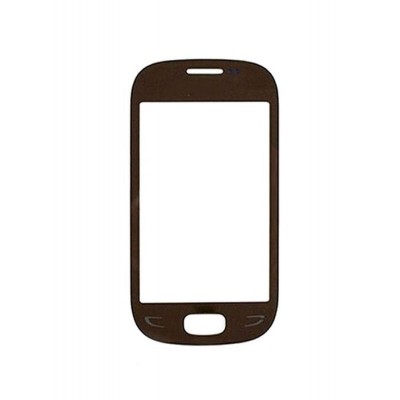 Replacement Front Glass For Samsung Rex 90 Brown By - Maxbhi.com