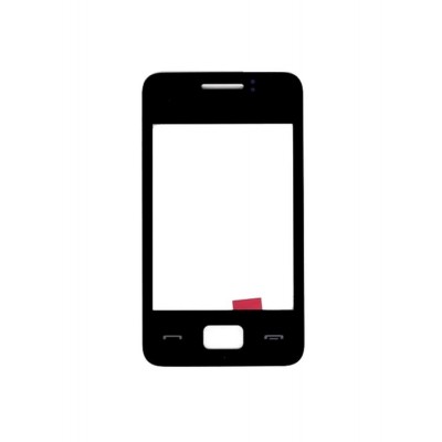 Replacement Front Glass For Samsung Star 3 Duos S5222 Black By - Maxbhi.com