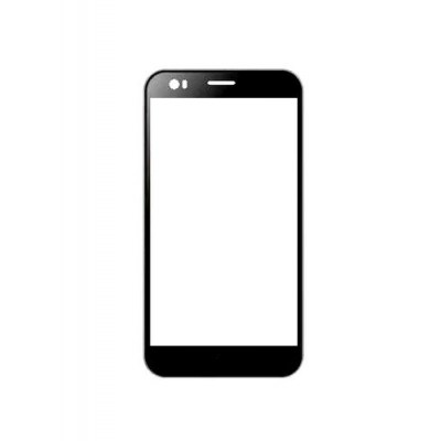 Replacement Front Glass For Spice Mi549 White By - Maxbhi.com