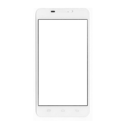 Replacement Front Glass For Intex Aqua I7 White By - Maxbhi.com