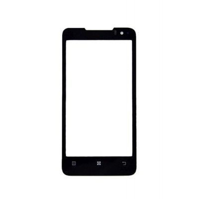 Replacement Front Glass For Lenovo P770 Black By - Maxbhi.com
