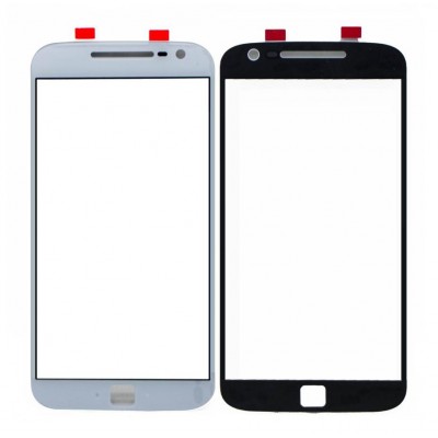 Replacement Front Glass For Motorola Moto G4 Plus White By - Maxbhi Com