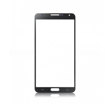Replacement Front Glass For Samsung Galaxy Note 3 Lte Black By - Maxbhi.com