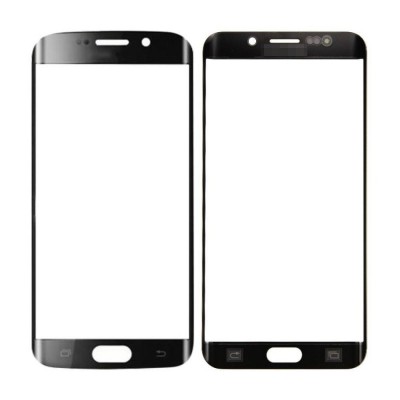 Replacement Front Glass For Samsung Galaxy S6 Edge Plus Black By - Maxbhi Com