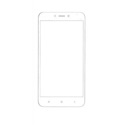 Replacement Front Glass For Xiaomi Redmi 4 Silver By - Maxbhi.com