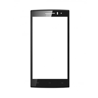 Replacement Front Glass For Xolo Q1020 Black By - Maxbhi.com