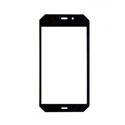 Replacement Front Glass For Cat S50 Black By - Maxbhi.com
