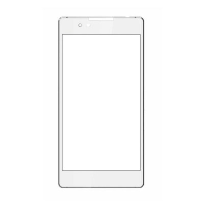 Replacement Front Glass For Coolpad Dazen X7 Black By - Maxbhi.com