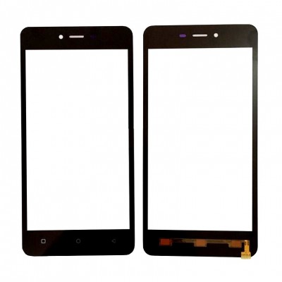 Replacement Front Glass For Gionee Pioneer P5l Black By - Maxbhi Com