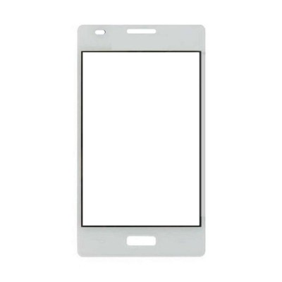 Replacement Front Glass For Lg Optimus L5 Dual E612 White By - Maxbhi.com