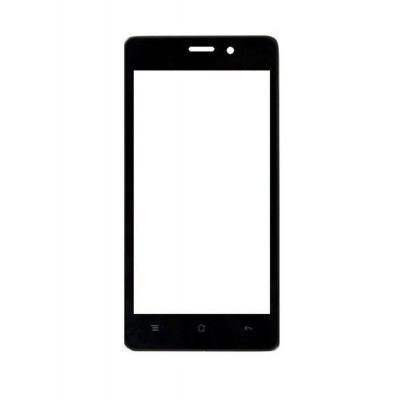 Replacement Front Glass For Oppo Joy 3 Black By - Maxbhi.com