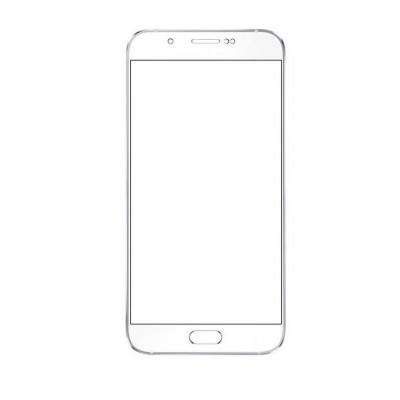 Replacement Front Glass For Samsung Galaxy A8 Duos White By - Maxbhi.com