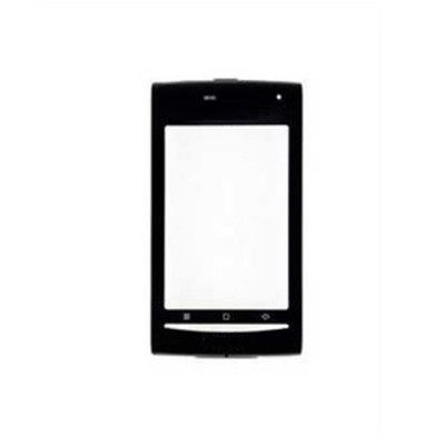 Replacement Front Glass For Sony Ericsson Xperia X8 Shakira Black By - Maxbhi.com