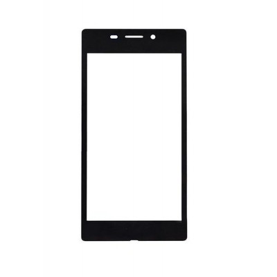 Replacement Front Glass For Sony Xperia M2 D2306 Black By - Maxbhi.com