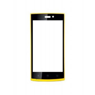 Replacement Front Glass For Iball Andi 4.5p Glitter Black By - Maxbhi.com