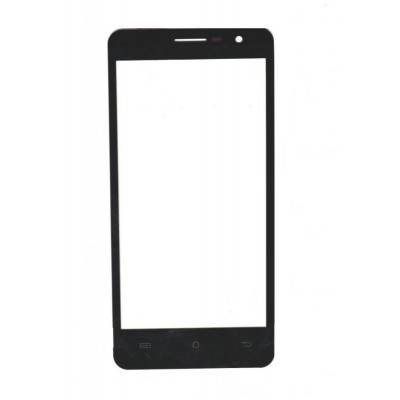 Replacement Front Glass For Intex Cloud Crystal 2.5d Black By - Maxbhi.com
