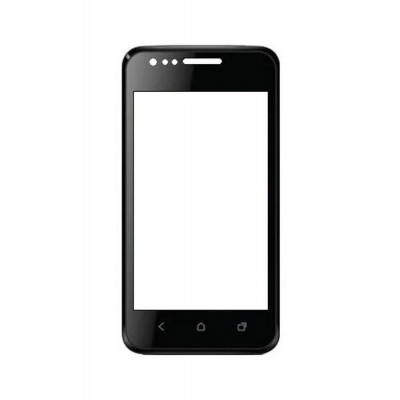 Replacement Front Glass For Karbonn A2 Plus Black By - Maxbhi.com