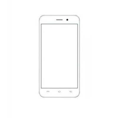 Replacement Front Glass For Lava Iris Atom 3 White By - Maxbhi.com