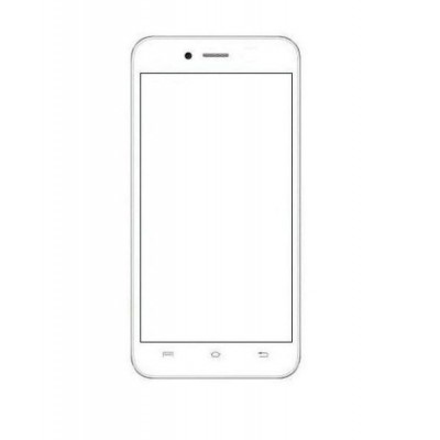Replacement Front Glass For Lava Iris Atom White By - Maxbhi.com