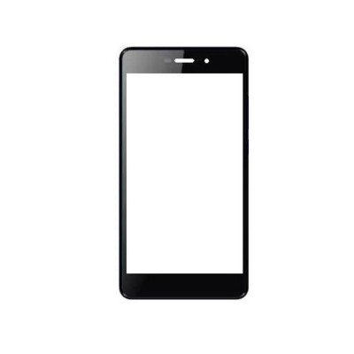 Replacement Front Glass For Micromax Canvas Mega 4g Black By - Maxbhi.com