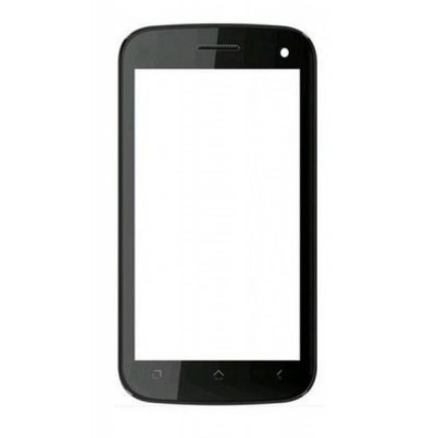 Replacement Front Glass For Micromax Canvas Xl A119 Black By - Maxbhi.com