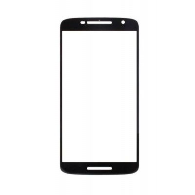 Replacement Front Glass For Motorola Moto X Play Dual Sim Black By - Maxbhi.com