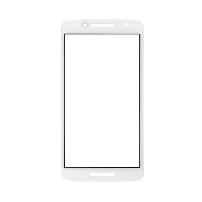 Replacement Front Glass For Motorola Moto X Play Dual Sim White By - Maxbhi.com