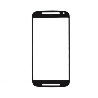 Replacement Front Glass For Motorola New Moto G 2nd Gen Black By - Maxbhi.com