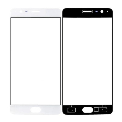 Replacement Front Glass For Oneplus 3t White By - Maxbhi Com