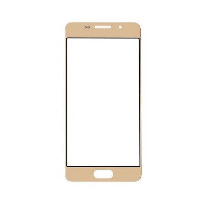 Replacement Front Glass For Samsung Galaxy A3 2016 Gold By - Maxbhi.com