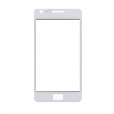 Replacement Front Glass For Samsung Galaxy S2 Plus White By - Maxbhi.com