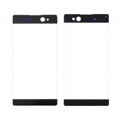 Replacement Front Glass For Sony Xperia Xa Ultra Dual Black By - Maxbhi Com
