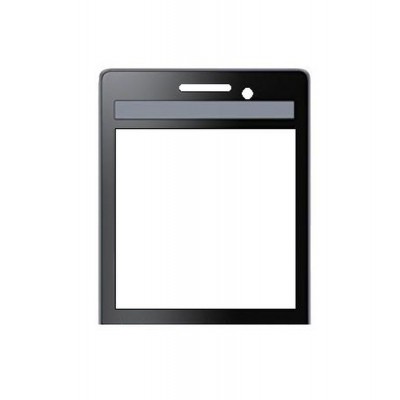 Replacement Front Glass For Blackberry Porsche Design P9983 Black By - Maxbhi.com