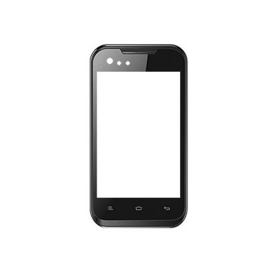 Replacement Front Glass For Gionee Pioneer P1 Black By - Maxbhi.com